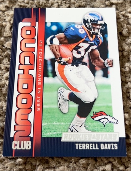 2024 Panini Rookies & Stars Touchdown Club #TC-TDS Terrell Davis — front