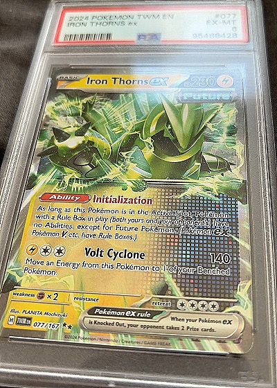 2024 Pokémon TCG #077 Iron Thorns ex — front