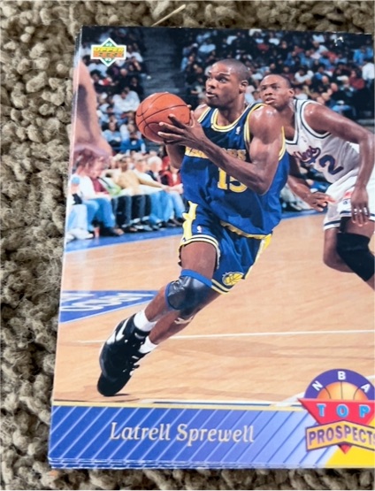1992-93 Upper Deck #463 Latrell Sprewell — front