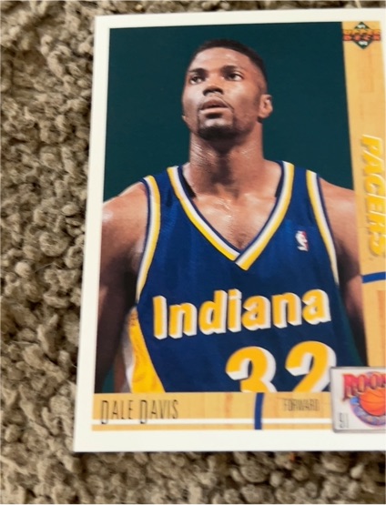 1991-92 Upper Deck #R38 Dale Davis — front