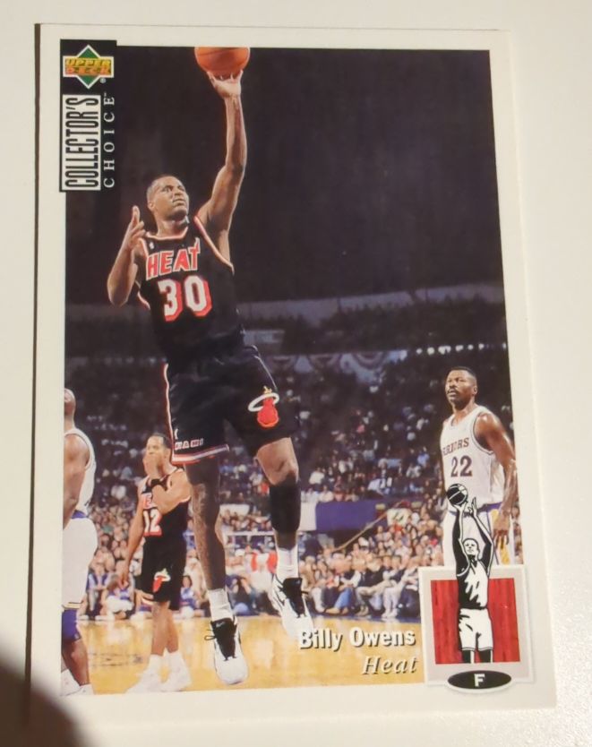 1994 Upper Deck Collector's Choice #345 Billy Owens — front