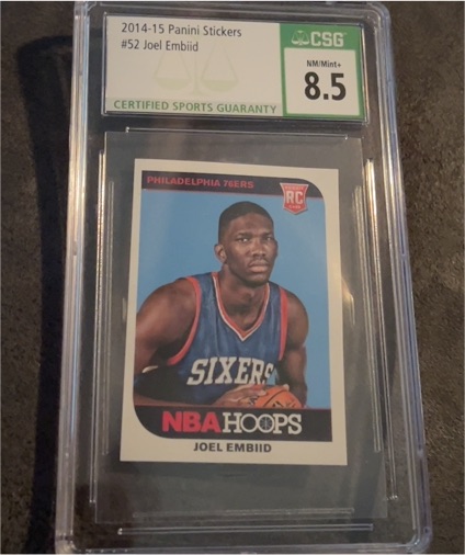 2014-15 Panini Stickers #52 Joel Embiid — front