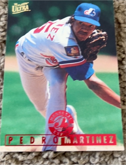 1995 Fleer Ultra #405 Pedro Martinez — front