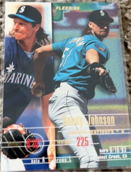 1995 Fleer #271 Randy Johnson — front