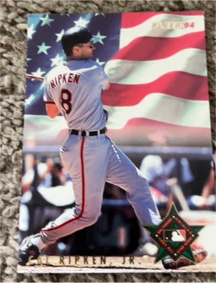 1994 Fleer #21 Cal Ripken Jr. — front