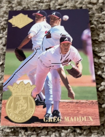 1994 Fleer Ultra Strikeout Kings #3 Greg Maddux — front