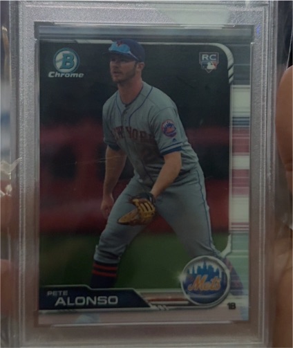 2019 Bowman Chrome #48 Pete Alonso Rookie — front