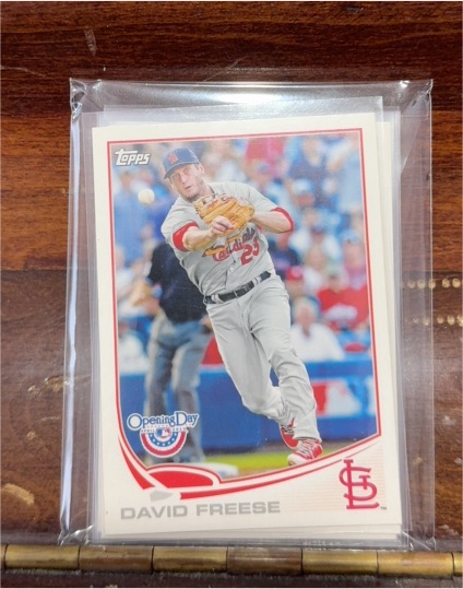 2013 Topps Series 2 #658 David Freese — front