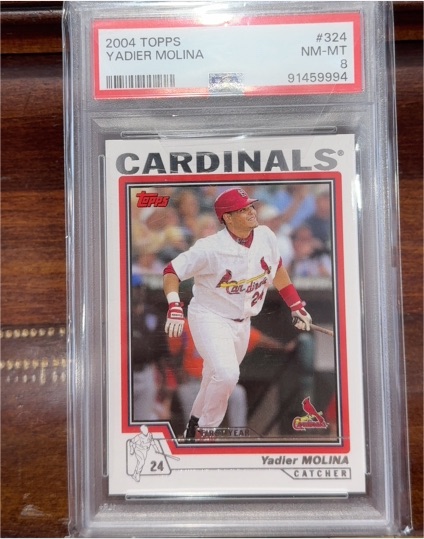 2004 Topps #324 Yadier Molina — front