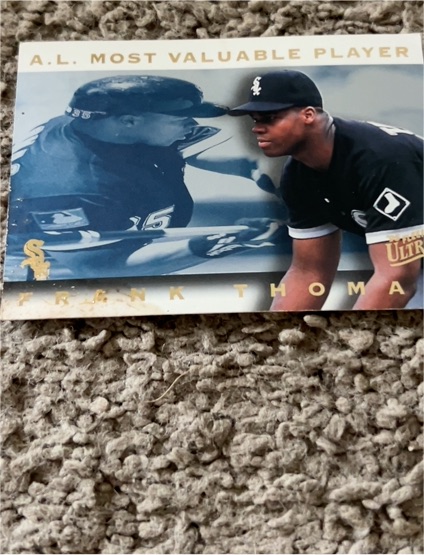 1995 Fleer Ultra A.L. Most Valuable Player #19 Frank Thomas — front