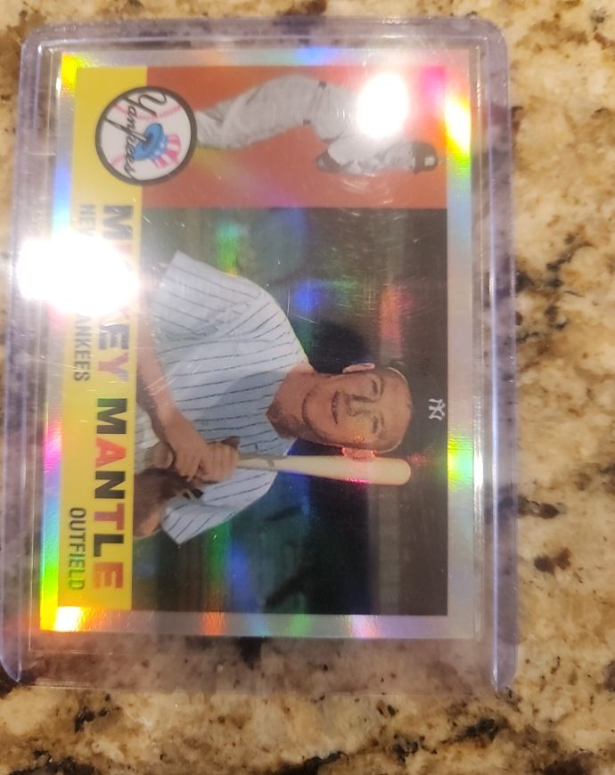 1960 Topps #350 Mickey Mantle — front