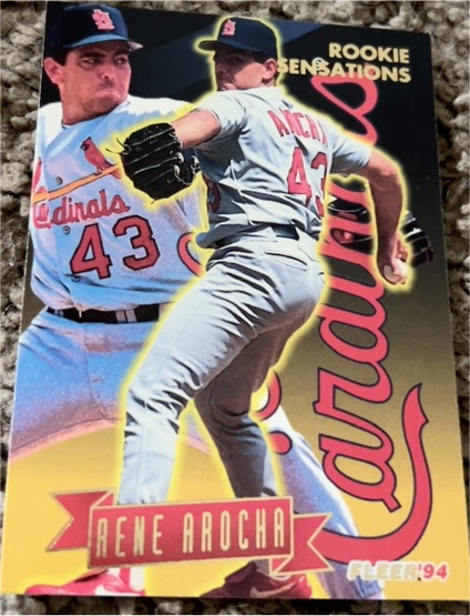 1994 Fleer Rookie Sensations #1 Rene Arocha — front