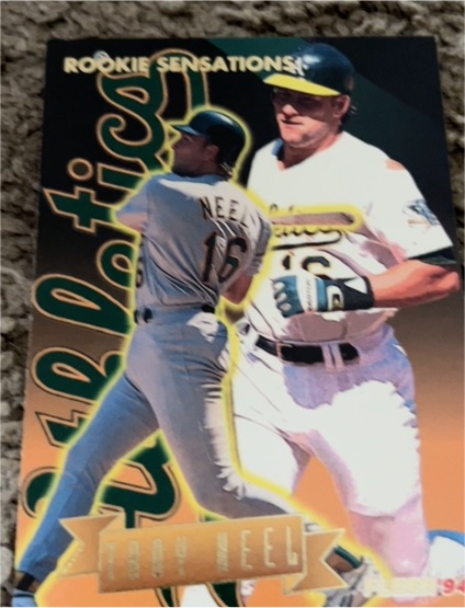 1994 Fleer Rookie Sensations #13 Troy Neel — front