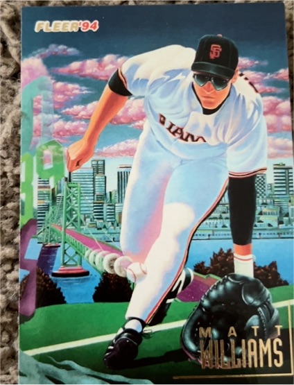 1994 Fleer Pro-Visions #3 Matt Williams — front