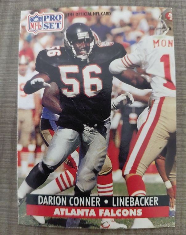 1991 Pro Set #92 Darion Conner — front