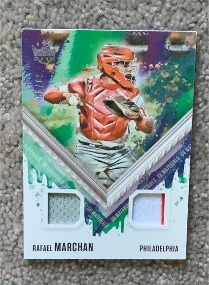 2021 Panini Diamond Kings DK Materials #DKM-RM Rafael Marchan — front
