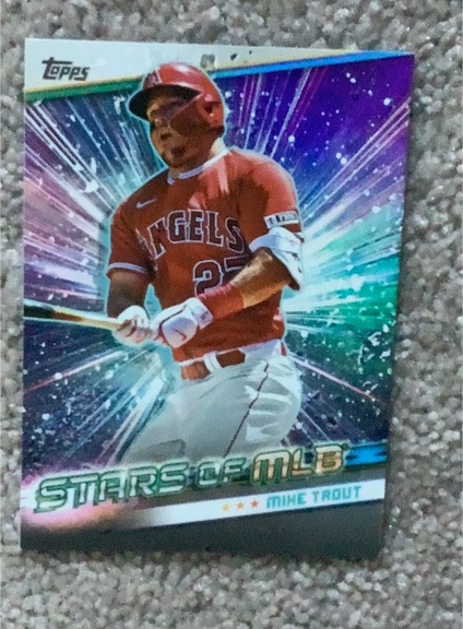 2024 Topps Stars of MLB #SMLB-2 Mike Trout — front