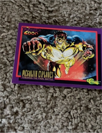 1993 Classic Games Deathwatch 2000 #87 Megalith Explodes Towards the Final Battle — front