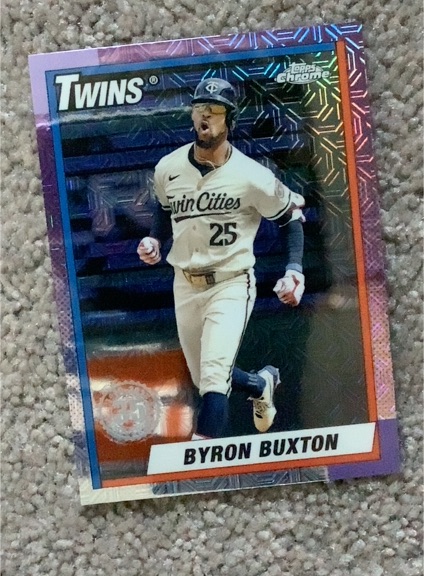 2025 Topps Series 1 #T90C-74 Byron Buxton — front