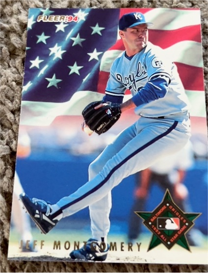 1994 Fleer All-Stars #17 Jeff Montgomery — front