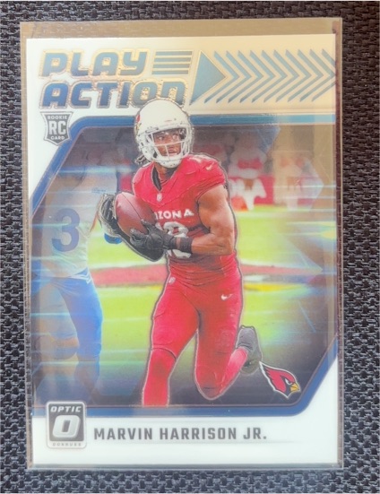 2024 Donruss Optic #2 Marvin Harrison Jr. Play Action — front