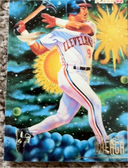 1994 Fleer Pro-Vision #4 Carlos Baerga — front