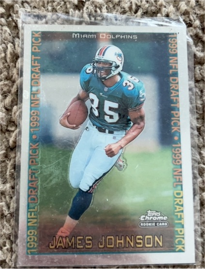 1999 Topps Chrome #141 James Johnson — front