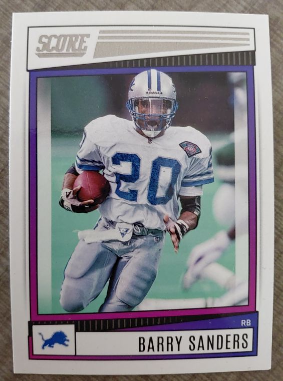 2022 Score #91 Barry Sanders — front