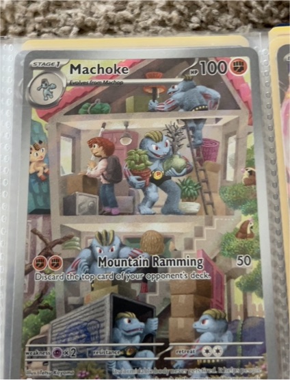 2023 Pokémon Scarlet & Violet 151 #177/165 Machoke Illustration Rare — front