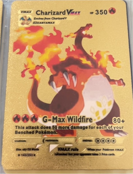 2020 Pokemon #143 Charizard VMAX — front