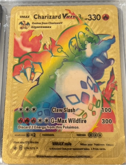 2020 Pokémon Champions Path #74 Charizard VMAX — front