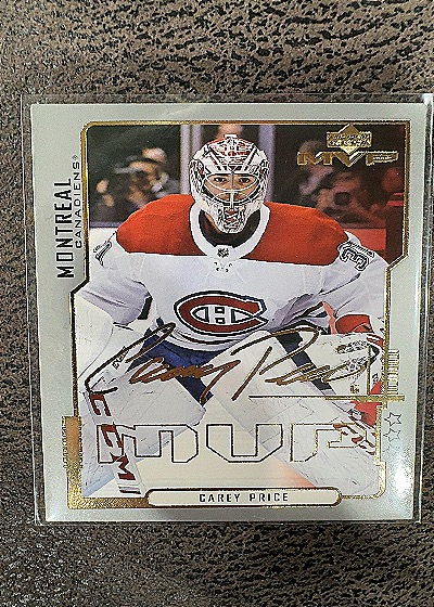 2020-21 Upper Deck MVP #16 Carey Price — front