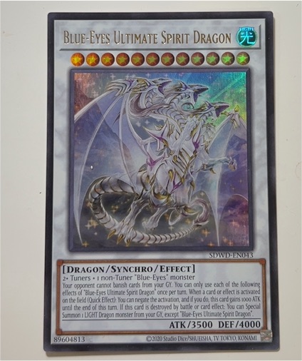 2020 Yu-Gi-Oh! SDWD-EN043 Blue-Eyes Ultimate Spirit Dragon — front
