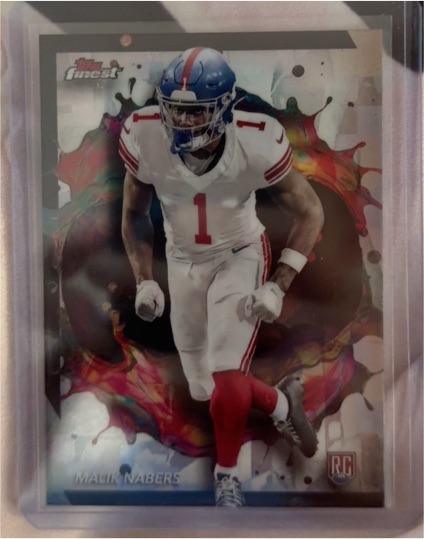 2024 Topps Finest #269 Malik Nabers — front