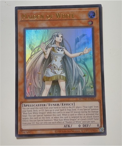 2020 Yu-Gi-Oh! SDWD-EN041 Maiden of White — front
