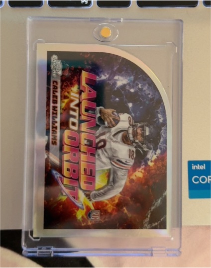 2024 Topps Chrome Cosmic #LIO-11 Caleb Williams Launched Into Orbit — front