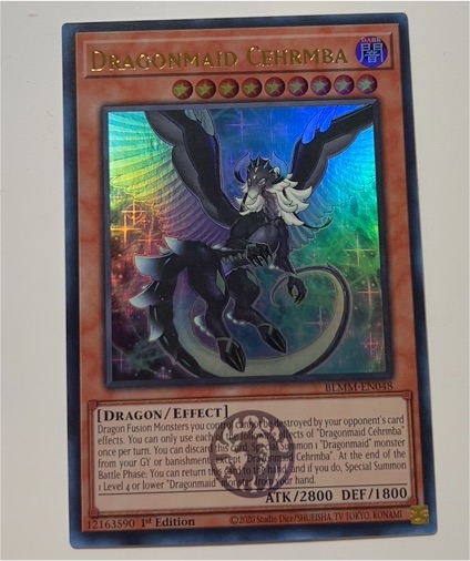 Yu-Gi-Oh! 2020 Battles of Legend: Monster Mayhem BLMM-EN048 Dragonmaid Cehrmba — front