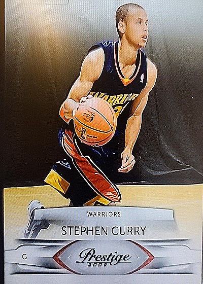 2009-10 Panini Prestige #157 Stephen Curry Rookie Card — front