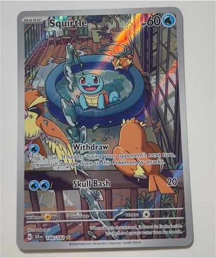 2024 Pokémon SV07 Stellar Crown #148/142 Squirtle — front