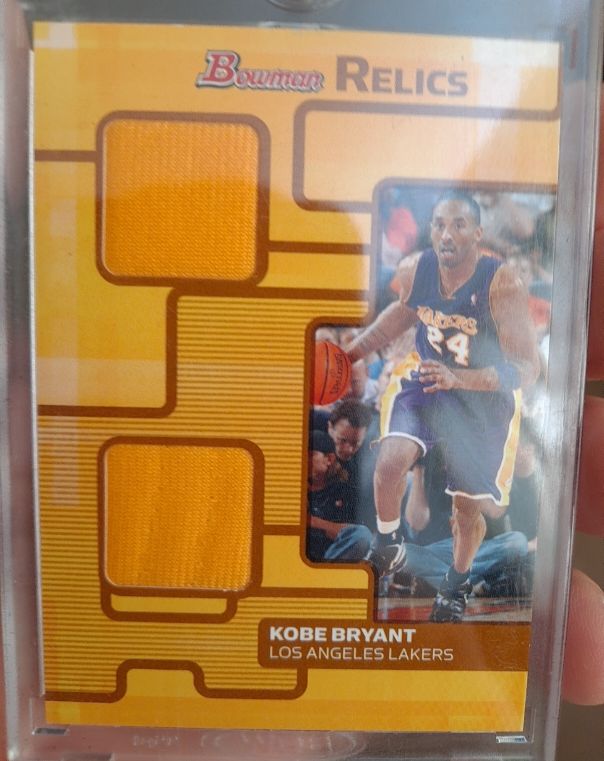 2007-08 Bowman Relics #BR-KB Kobe Bryant — front