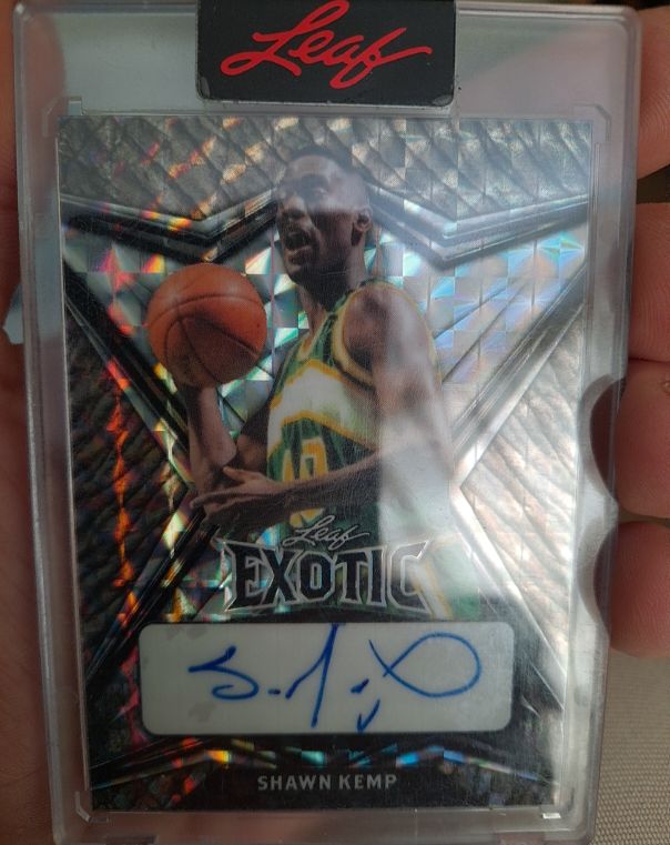 2022 Leaf Exotic # Shawn Kemp — front