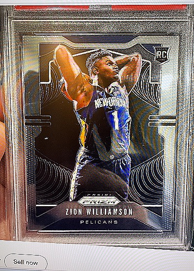 2019-20 Panini Prizm #248 Zion Williamson — front