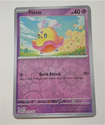 2023 Pokemon Paradox Rift #079 Flittle — front