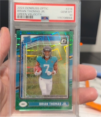 2024 Panini Donruss Optic #214 Brian Thomas Jr. — front