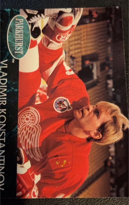 1991-92 Parkhurst #? Vladimir Konstantinov — front