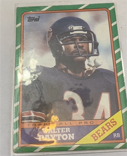 1986 Topps #11 Walter Payton — front