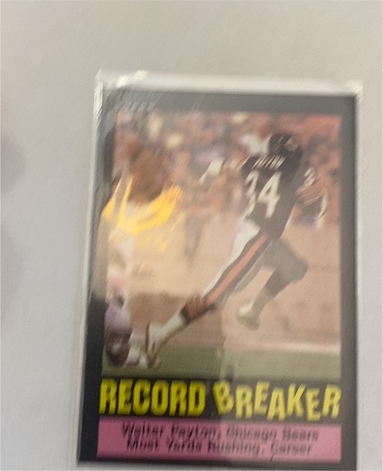 1985 Topps #6 Walter Payton Record Breaker — front