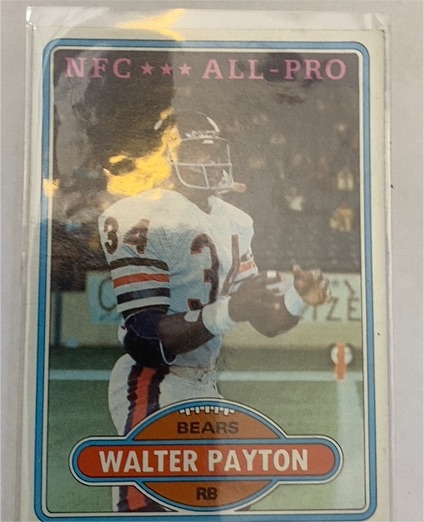 1980 Topps #160 Walter Payton — front