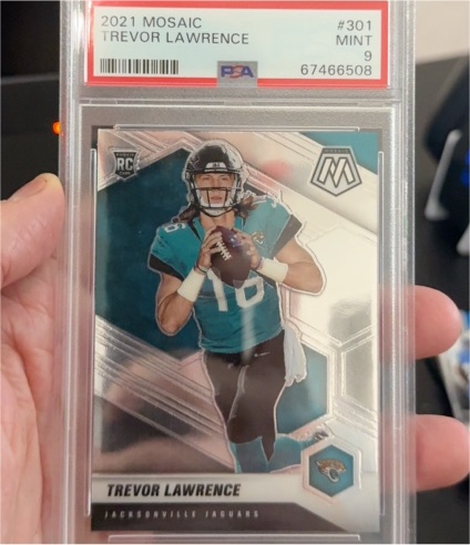 2021 Panini Mosaic #301 Trevor Lawrence — front