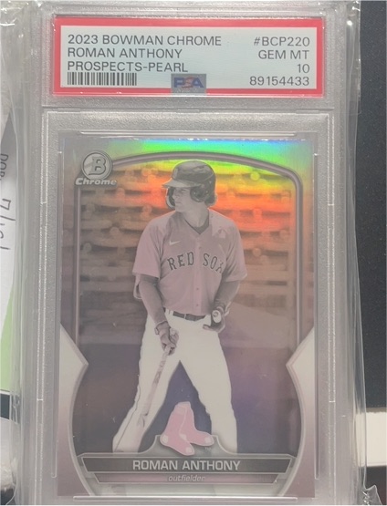 2023 Bowman Chrome #BCP220 Roman Anthony — front